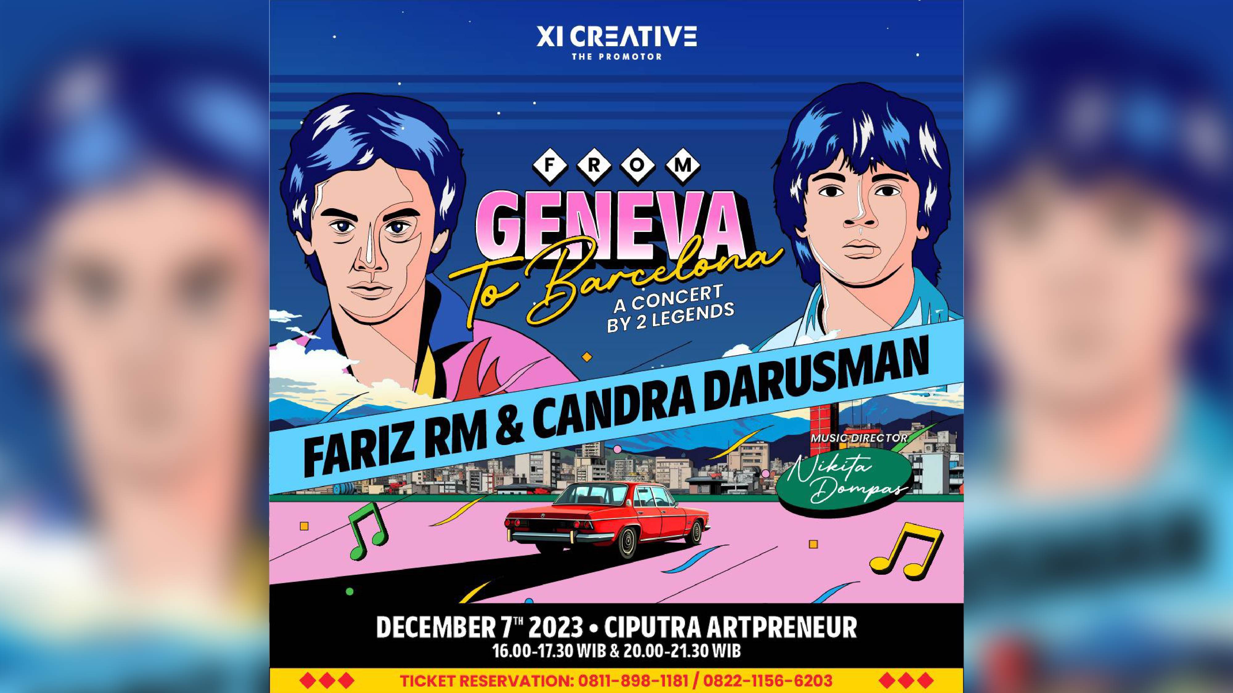  Concert by 2 Legends Fariz RM & Candra Darusman - FROM GENEVA TO BARCELONA